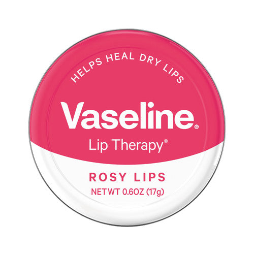 Vaseline Lip Therapy Rosy Lips, Lip Balm for Dry Lips, 0.6 Oz